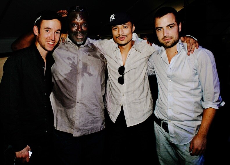The band with José James, Richard Spaven and Malcolm Neville after a show in Belgium