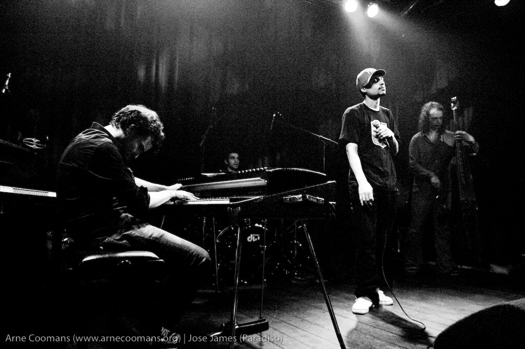 José James performing at Paradiso, Amsterdam